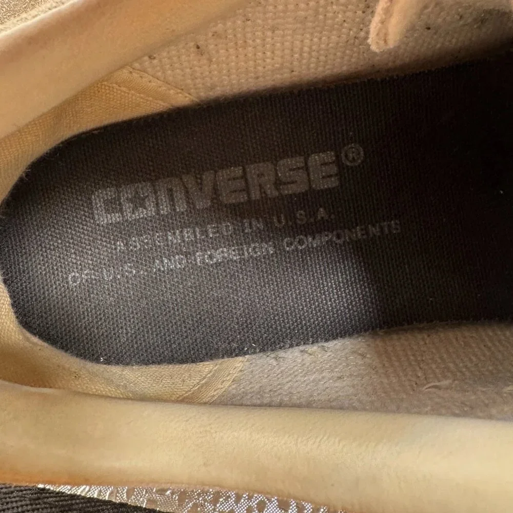 Size 5 Converse One Star Pro Low Top Made in USA Beige‎ Suede Womens Shoes